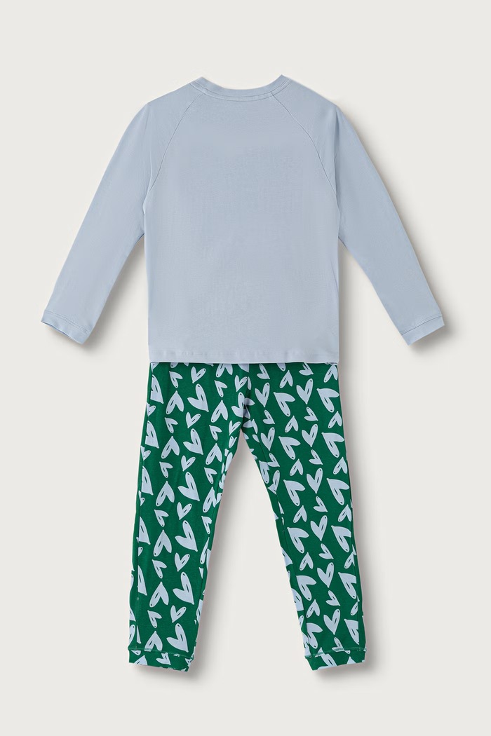 United Colors of Benetton Dvodijelna pidžama za djecu s pamukom 3G680P0A6.G.G.Seasonal roza AW26