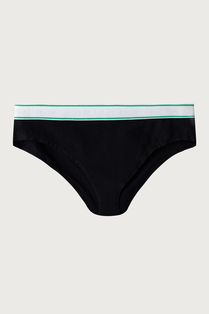 United Colors of Benetton Κιλότα παιδικά βαμβακερά με ελαστάν 2-pack 3G680S03F.G.Seasonal λευκό AW26