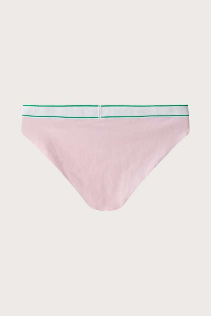 Κιλότα παιδικά βαμβακερά με ελαστάν 2-pack United Colors of Benetton ροζ 3G680S03F.G.Seasonal