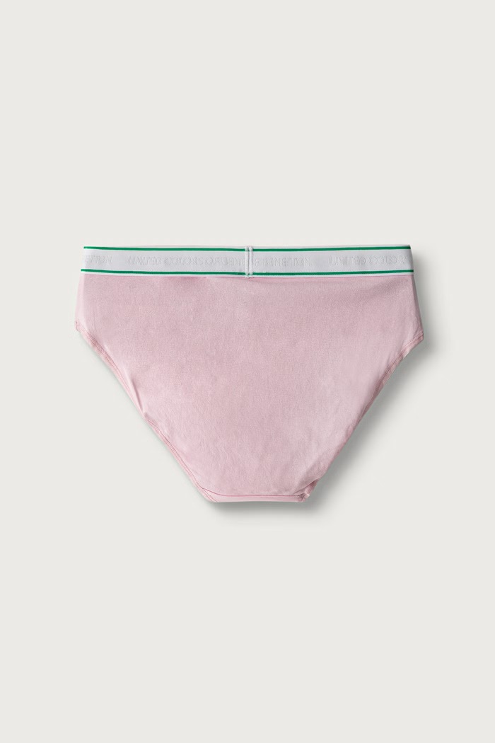 Κιλότα παιδικά βαμβακερά με ελαστάν 2-pack United Colors of Benetton ροζ 3G680S03F.G.Seasonal