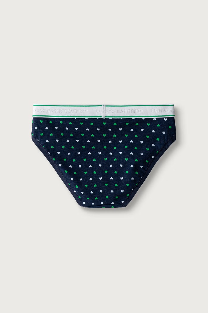 Κιλότα παιδικά βαμβακερά με ελαστάν 2-pack United Colors of Benetton μωβ 3G680S03F.G.Seasonal