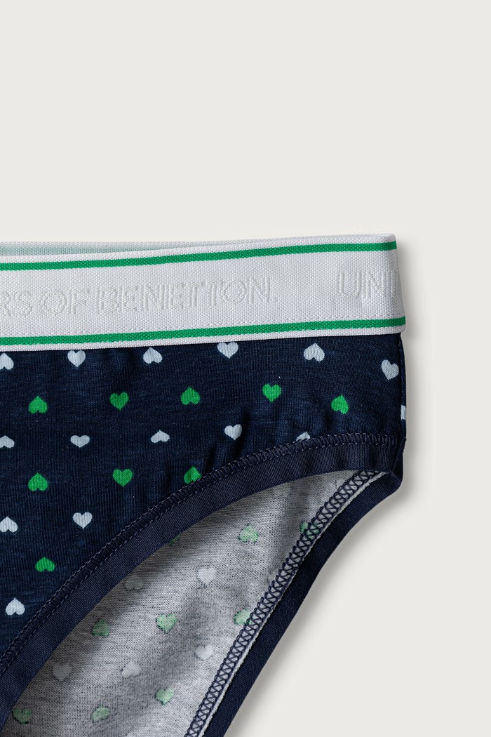 United Colors of Benetton Κιλότα παιδικά βαμβακερά με ελαστάν 2-pack 3G680S03F.G.Seasonal