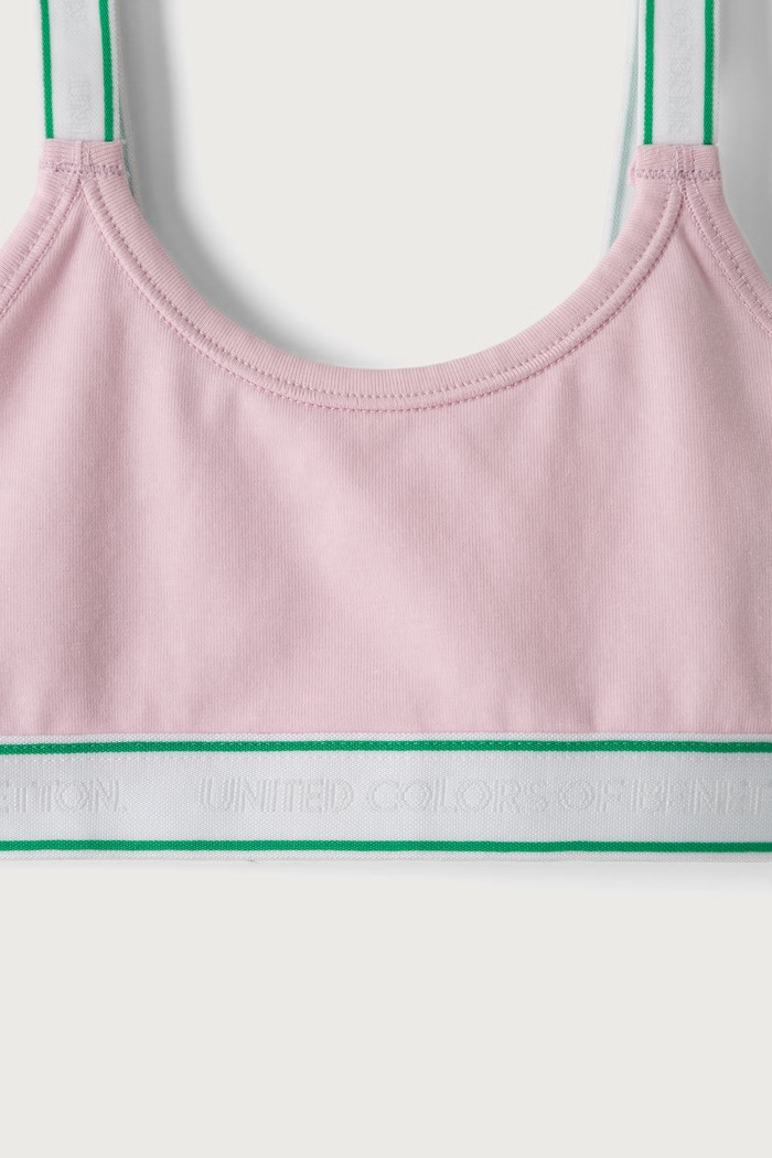 United Colors of Benetton Sutien pentru copii din bumbac cu elastan pachet de 2 3G680R00B.G.Seasonal