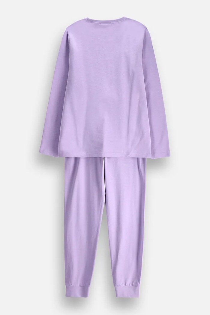 Coccodrillo dvoudílné pyžamo dětské bavlněné ZC6448104PJS fialová AW26