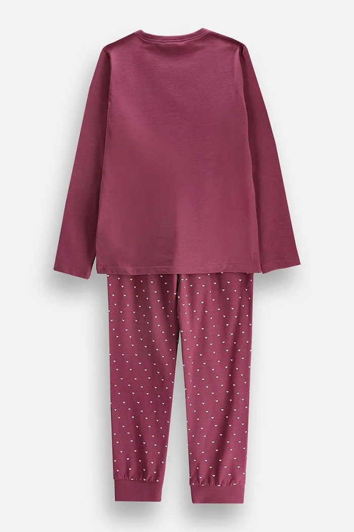 Coccodrillo dvoudílné pyžamo dětské bavlněné ZC6448101PJS fialová AW26