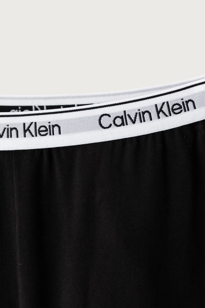 Piżama dwuczęściowa dziecięca bawełniana z elastanem Calvin Klein Underwear G80G800717.9BY2 pomarańczowy
