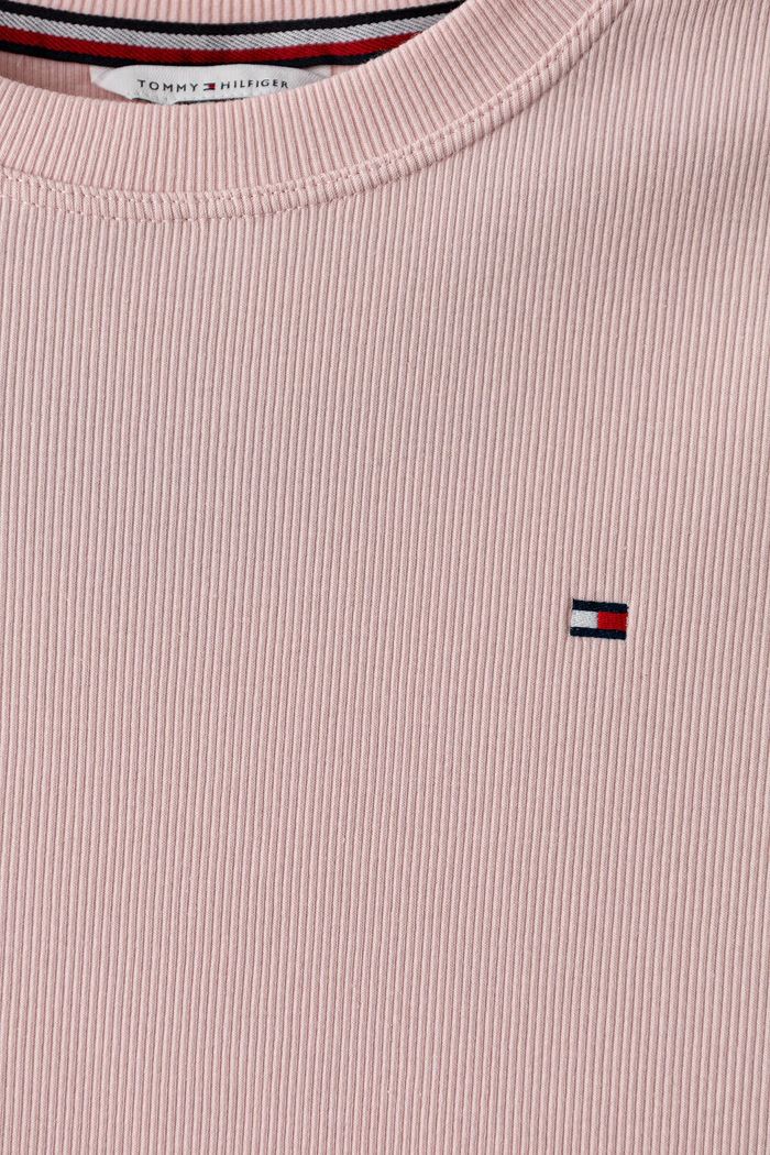 Dziewczynka Tommy Hilfiger Piżama dwuczęściowa dziecięca z bawełną UG0UG00862.9BY2 pomarańczowy