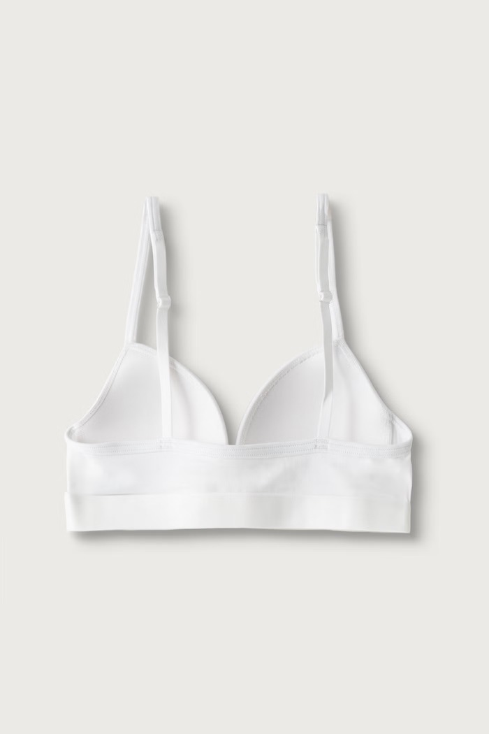 Biustonosz trójkątny dziecięcy bawełniany z elastanem 2-pack Tommy Hilfiger UG0UG00845.9BY2 granatowy