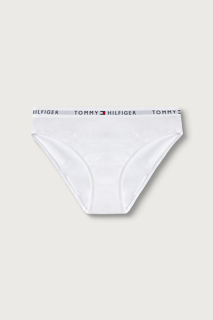 DÍVKA Tommy Hilfiger kalhotky dětské s bavlnou 7-pack UG0UG00758.9BY2 bílá