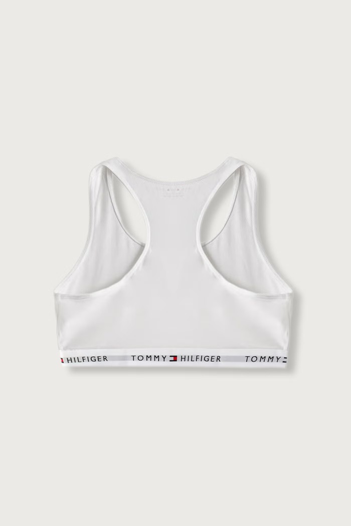 Tommy Hilfiger biustonosz sportowy damski bawełniany z elastanem czarny UG0UG00852.9BY2