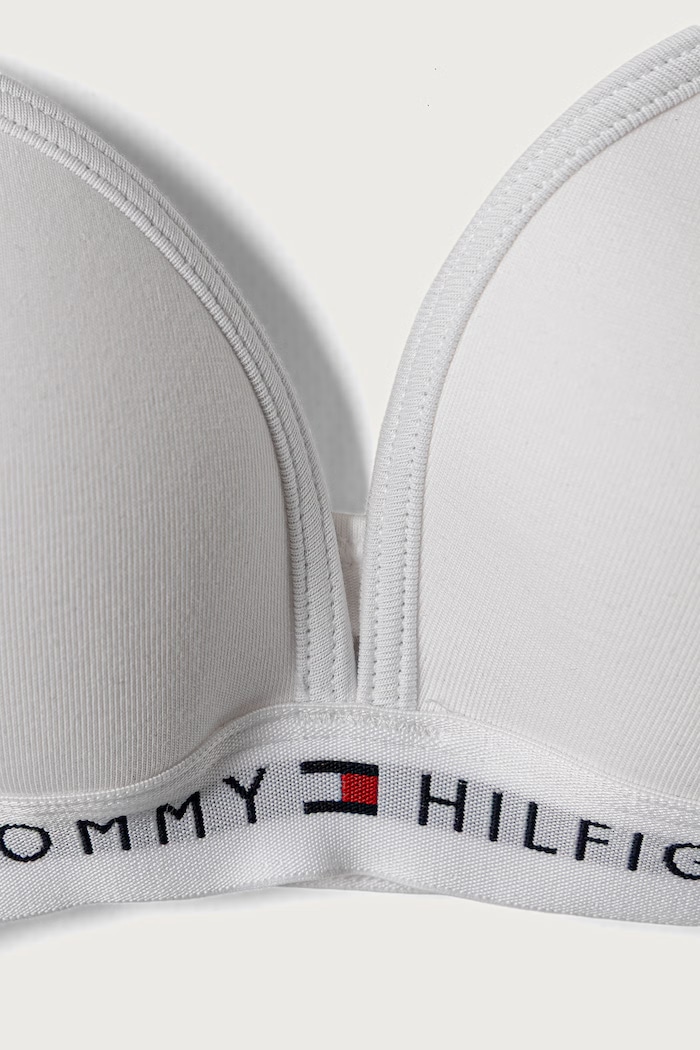 Dziewczynka Tommy Hilfiger Biustonosz trójkątny dziecięcy UG0UG00850.9BY2 biały