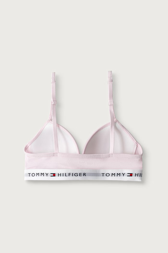 Tommy Hilfiger Biustonosz trójkątny dziecięcy UG0UG00850.9BY2 różowy AW26