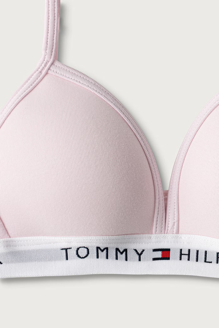 Dziewczynka Tommy Hilfiger Biustonosz trójkątny dziecięcy UG0UG00850.9BY2 różowy