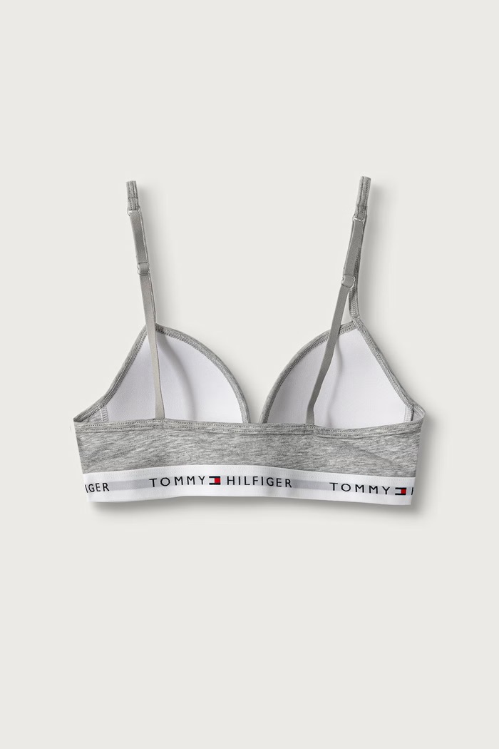 Tommy Hilfiger Biustonosz trójkątny dziecięcy UG0UG00850.9BY2 szary AW26