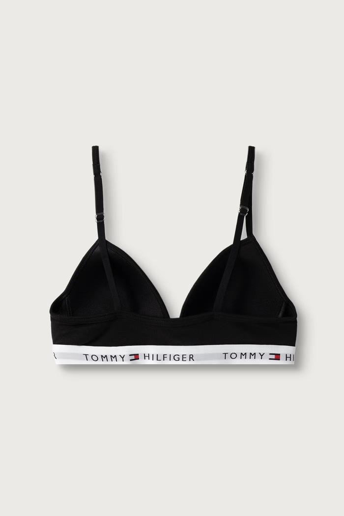 Tommy Hilfiger Biustonosz trójkątny dziecięcy UG0UG00850.9BY2 czarny AW26