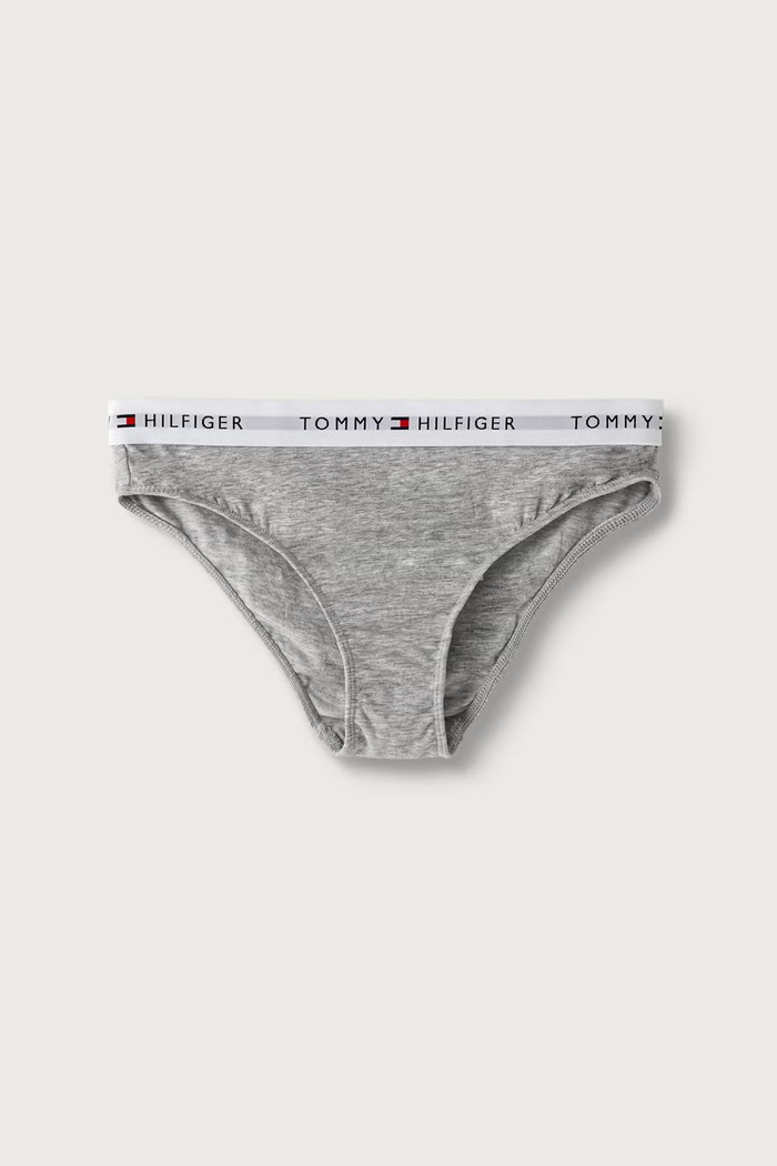 Tommy Hilfiger figi dziecięce z bawełną 3-pack UG0UG00866.9BY2 szary AW26