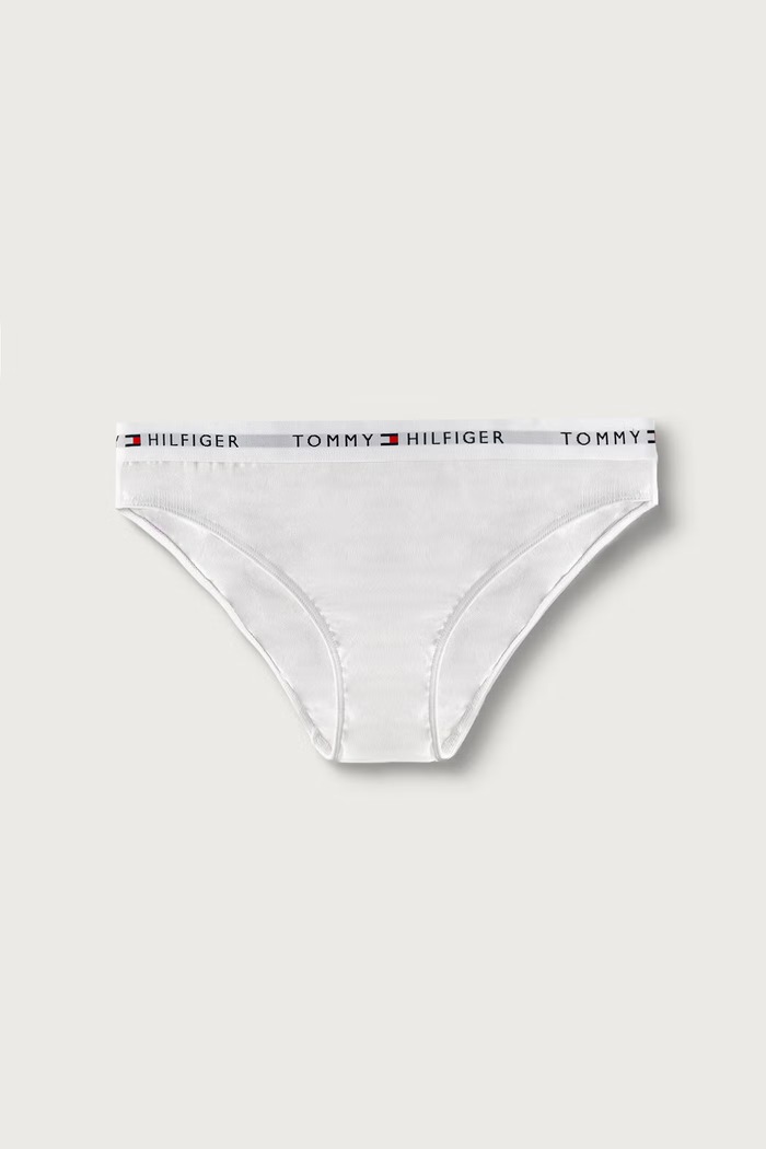 Dziewczynka Tommy Hilfiger figi dziecięce z bawełną 3-pack UG0UG00866.9BY2 szary