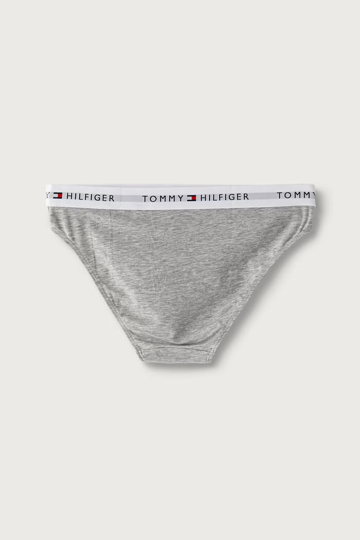 Tommy Hilfiger figi dziecięce z bawełną 3-pack szary UG0UG00866.9BY2
