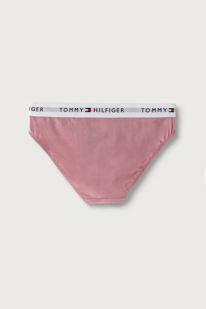 Dziewczynka Tommy Hilfiger figi dziecięce z bawełną 3-pack UG0UG00866.9BY2 różowy