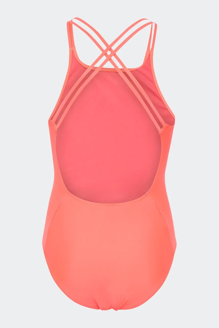 adidas Performance strój kąpielowy jednoczęściowy dziecięcy KS2937 pomarańczowy AW26