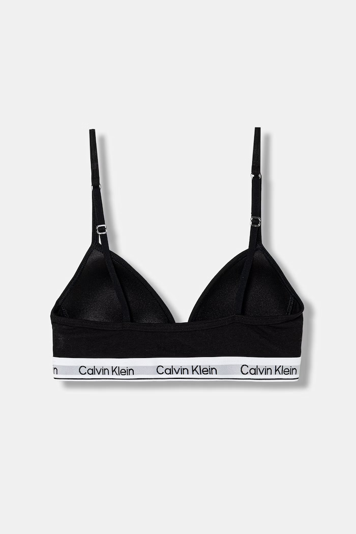 Calvin Klein Underwear bustieră pentru copii, din bumbac cu elastan G80G800746.9BY2 negru AW26