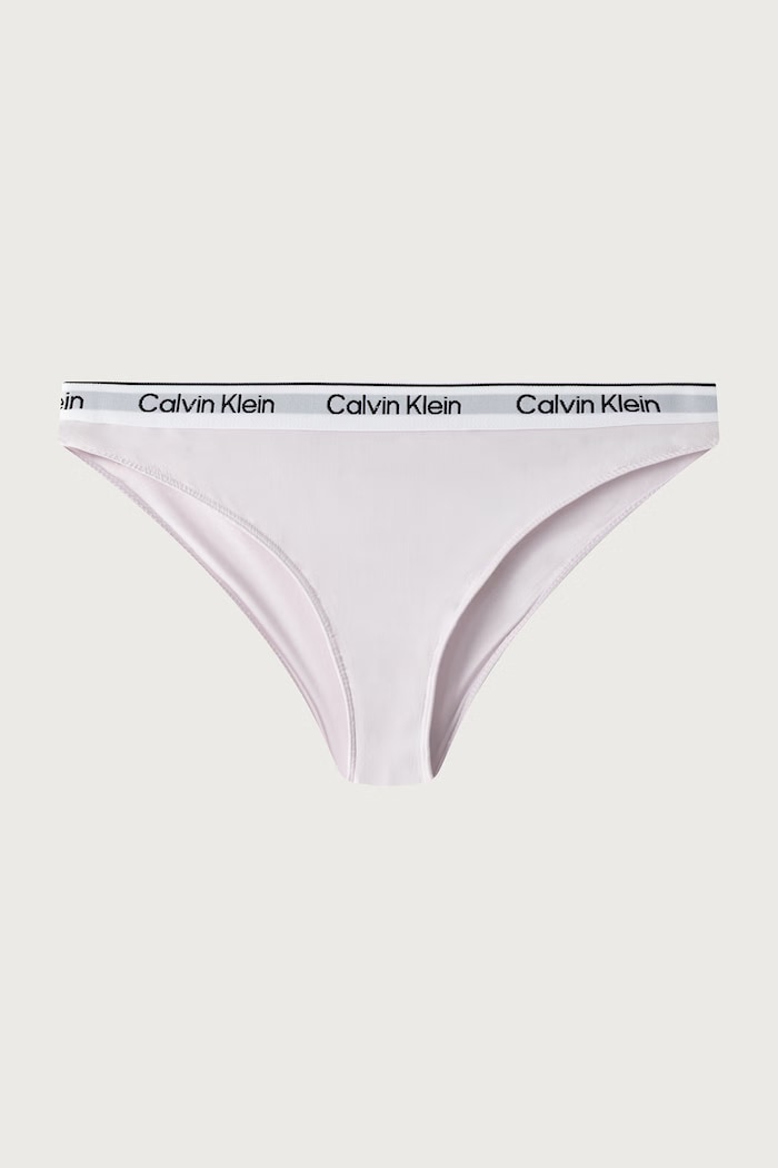Dievča Calvin Klein Underwear Nohavičky detské bavlnené s elastanom 2-pak G80G800726.9BY2 fialová