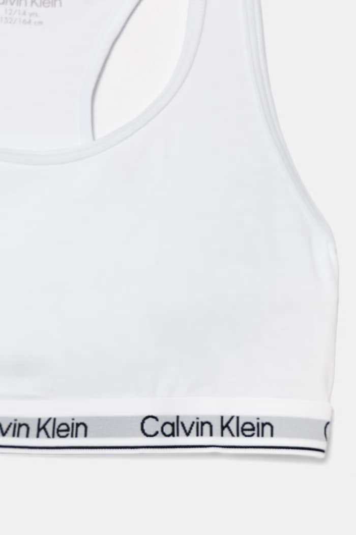 Calvin Klein Underwear podprsenka detská bavlnená s elastanom 2-pak G80G800742.9BY2