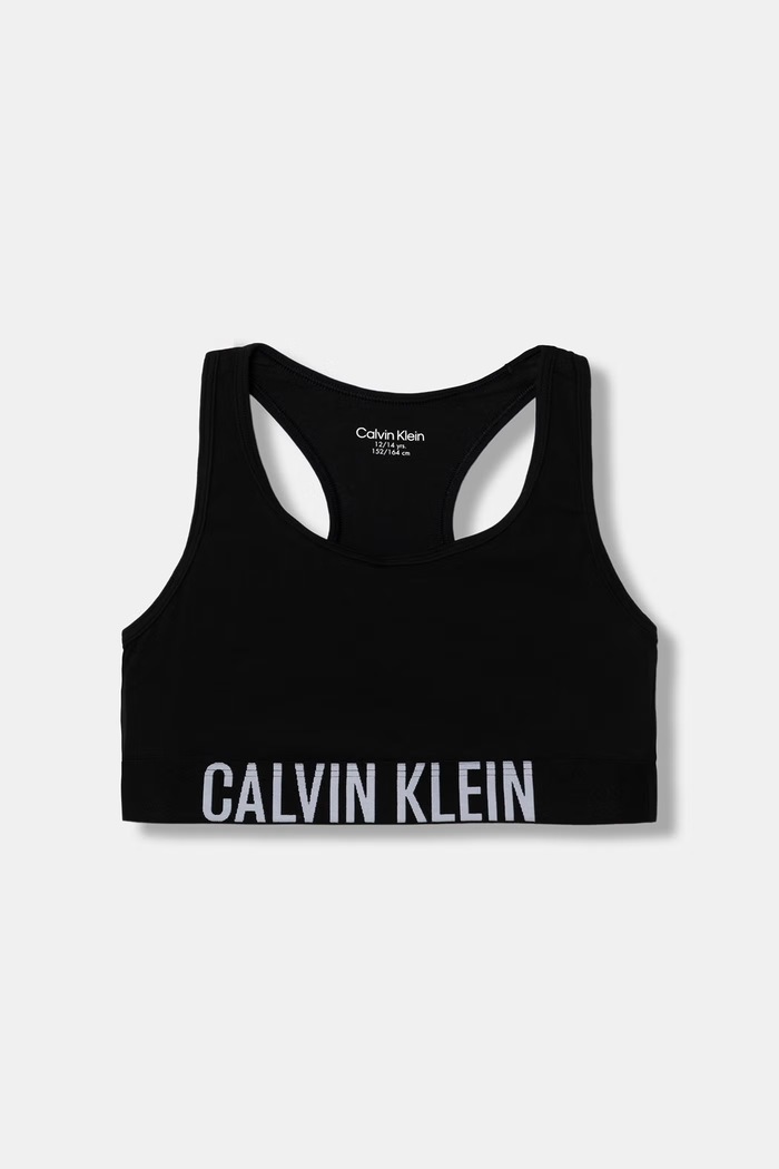Fete Calvin Klein Underwear sutien pentru copii, din bumbac cu elastan pachet de 2 G80G800744.9BY2 alb
