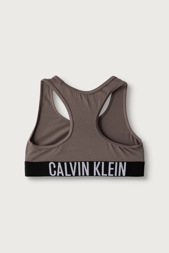 Podprsenka detská bavlnená s elastanom 2-pak Calvin Klein Underwear G80G800744.9BY2 fialová