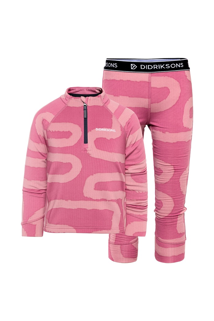 Didriksons Комплект термобельо за деца JADIS KIDS PR SET 5 506315 розов AW26