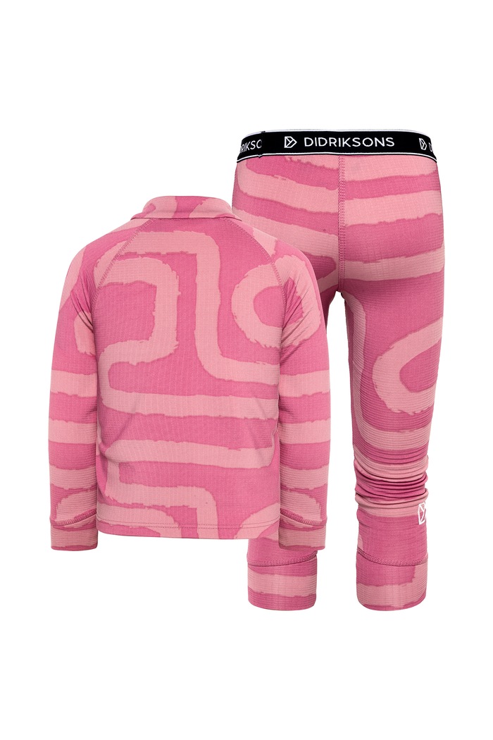 Момче Didriksons Комплект термобельо за деца JADIS KIDS PR SET 5 506315 розов
