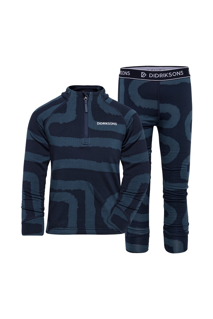 Didriksons Комплект термобельо за деца JADIS KIDS PR SET 5 506315 тъмносин AW26