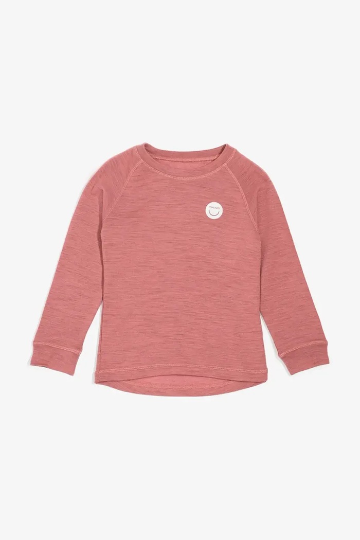 Viking Kids Longsleeve termoaktywny dziecięcy z wełną merino Soft Baselayer Merino Top 50.25575 różowy AW26