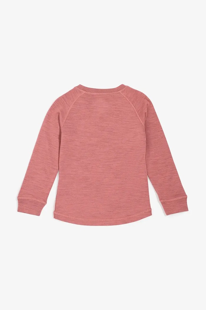 Chłopiec Viking Kids Longsleeve termoaktywny dziecięcy z wełną merino Soft Baselayer Merino Top 50.25575 różowy