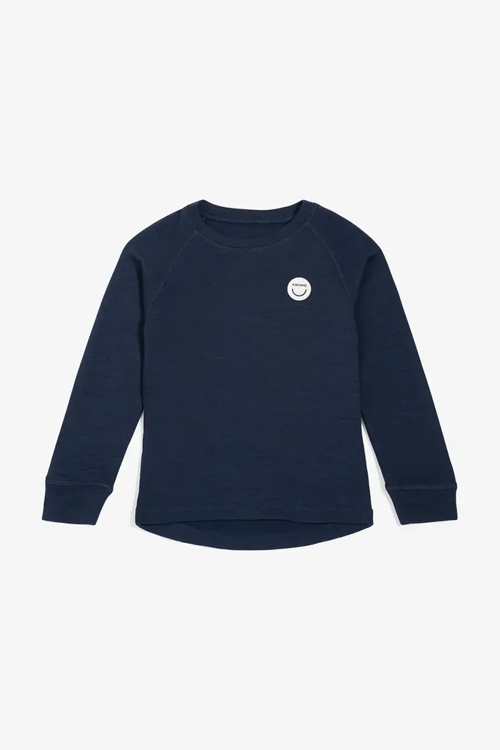 Viking Kids Longsleeve termoaktywny dziecięcy z wełną merino Soft Baselayer Merino Top 50.25575 granatowy AW26