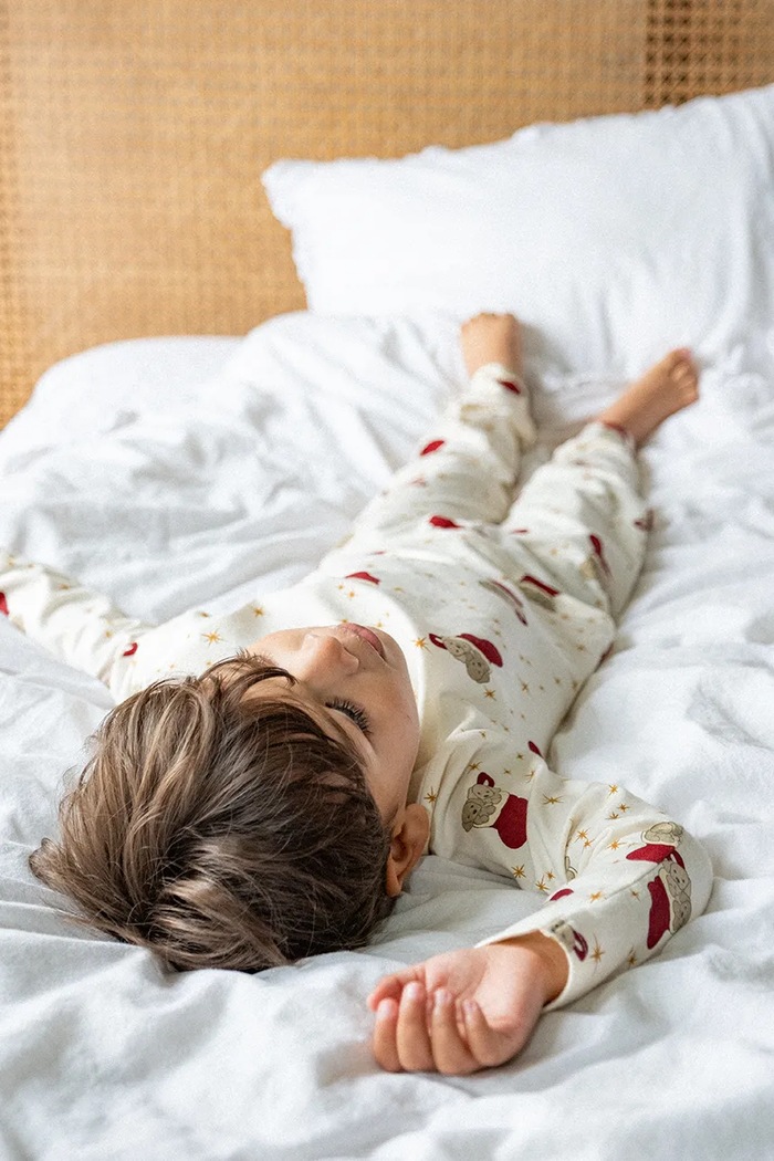 Dvodijelna pidžama za djecu s pamukom Emilio homewear set That's mine 0819. bež