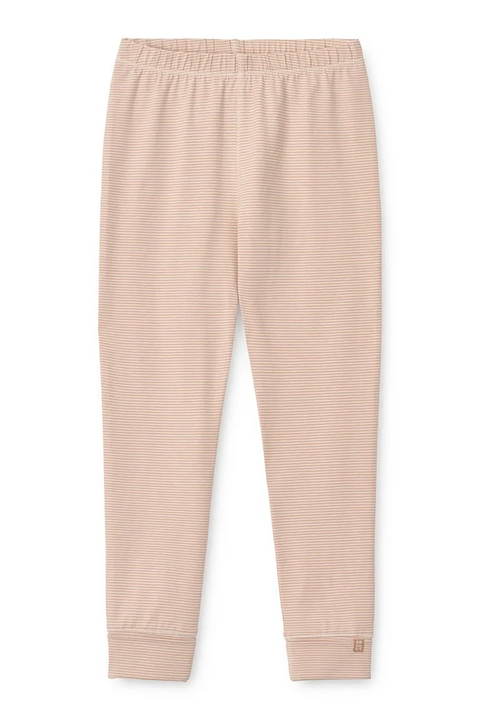Chłopiec Liewood Piżama dziecięca bawełniana z elastanem Wilhelm Grow Striped Pyjamas Set LW20993.9BY2 różowy