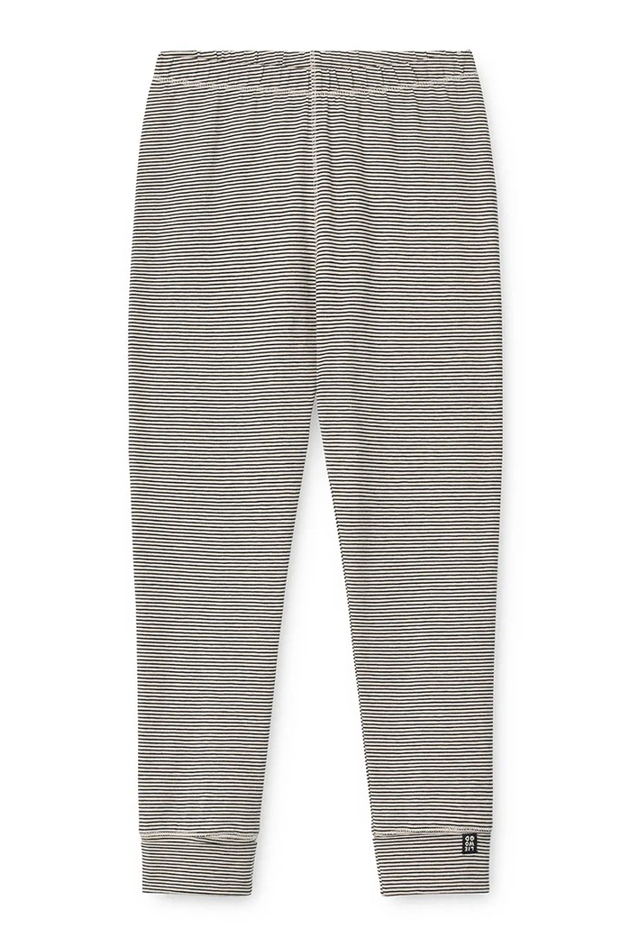 Piżama dziecięca bawełniana z elastanem Wilhelm Grow Striped Pyjamas Set Liewood LW20993.9BY2 granatowy