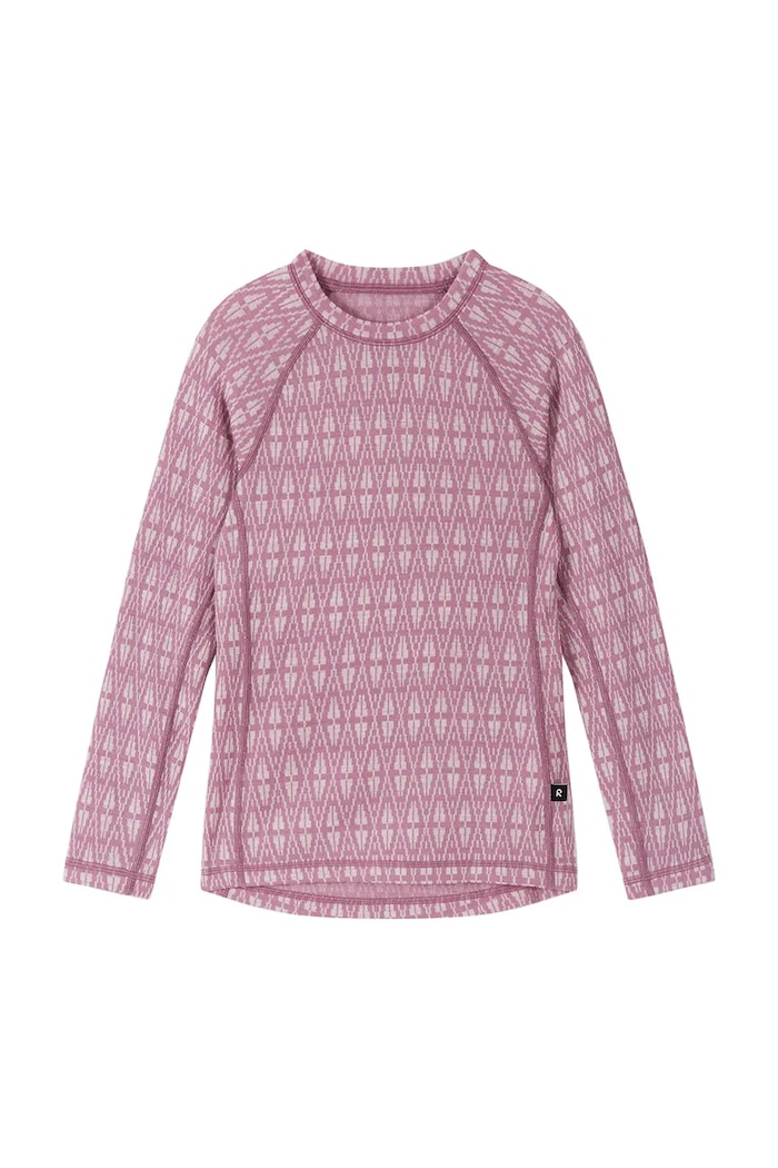 Komplet bielizny termoaktywnej dziecięcy z wełną merino Taival Reima 5200032A.9BY2 różowy