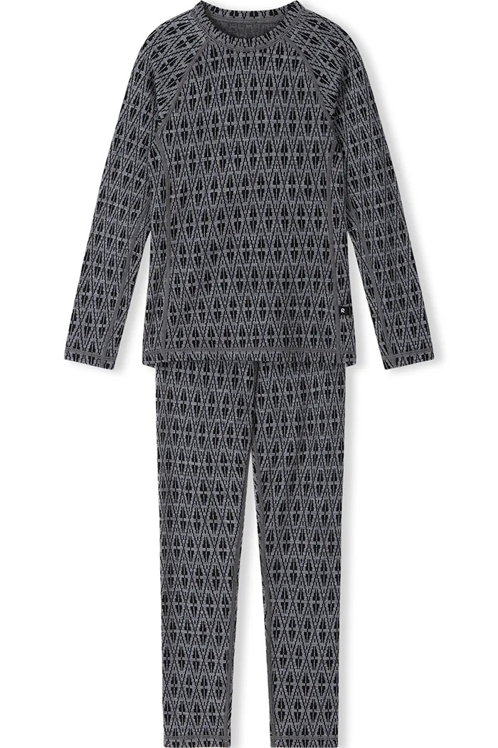 Reima Komplet bielizny termoaktywnej dziecięcy z wełną merino Taival 5200032A.9BY2 szary AW26