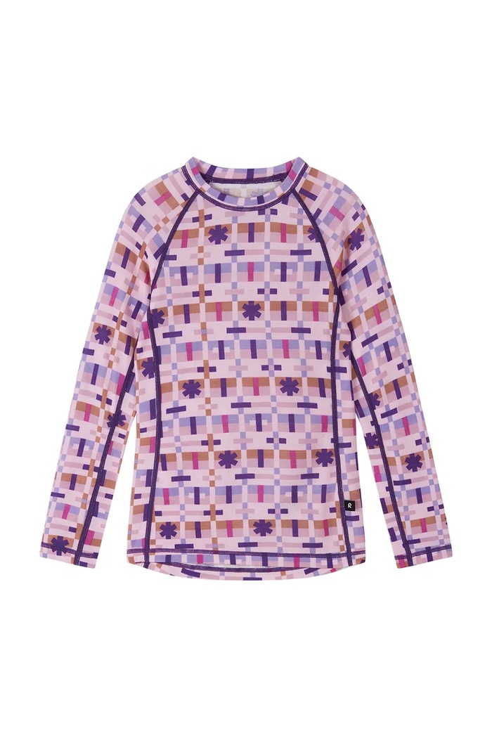 Komplet bielizny termoaktywnej dziecięcy z wełną merino Taitoa Reima 5200030D.9BY2 różowy