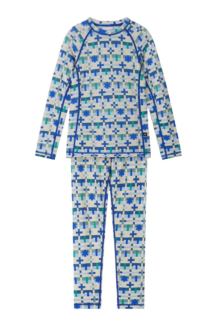 Reima Komplet bielizny termoaktywnej dziecięcy z wełną merino Taitoa 5200030D.9BY2 niebieski AW26