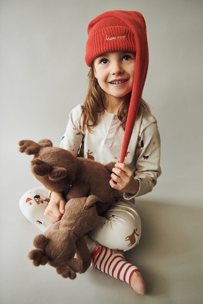 Liewood Piżama dwuczęściowa dziecięca bawełniana z elastanem Wilhelm Grow Printed Pyjamas Set LW20982.9BY2