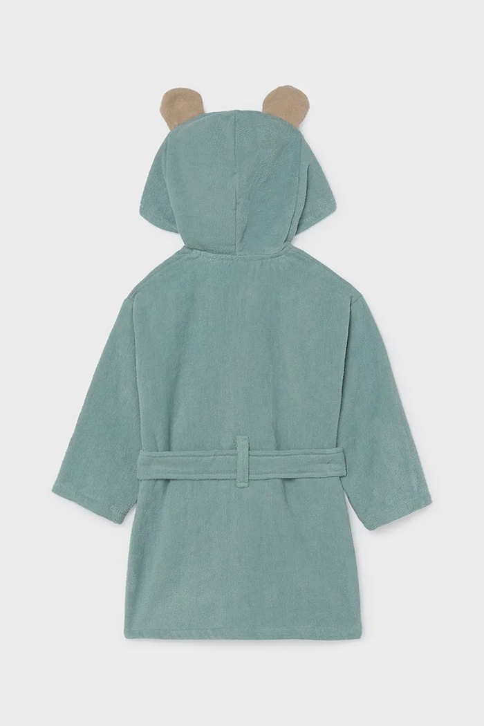 Mayoral Newborn accappatoio con cappuccio per neonati in cotone 9177.1A.Newborn.9BY2 turchese AW26