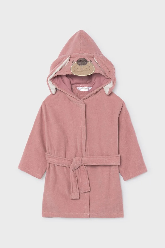 Mayoral Newborn accappatoio con cappuccio per neonati in cotone rosa 9177.1A.Newborn.9BY2