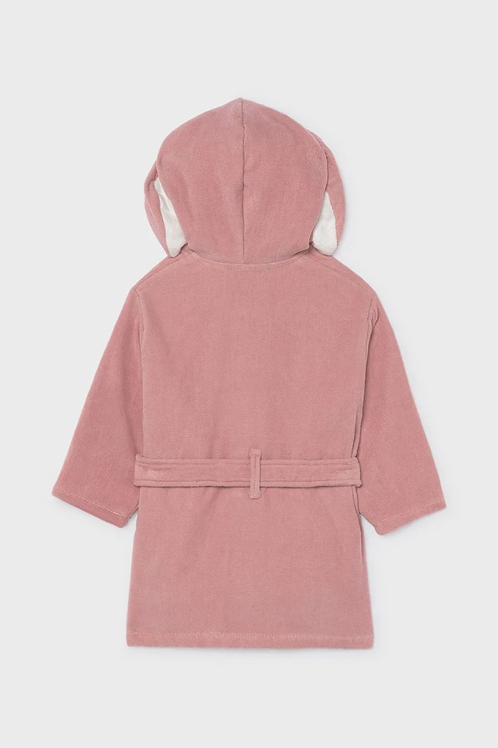 Mayoral Newborn accappatoio con cappuccio per neonati in cotone 9177.1A.Newborn.9BY2 rosa AW26