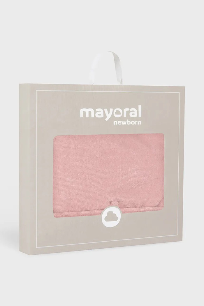 Mayoral Newborn accappatoio con cappuccio per neonati in cotone rosa 9177.1A.Newborn.9BY2