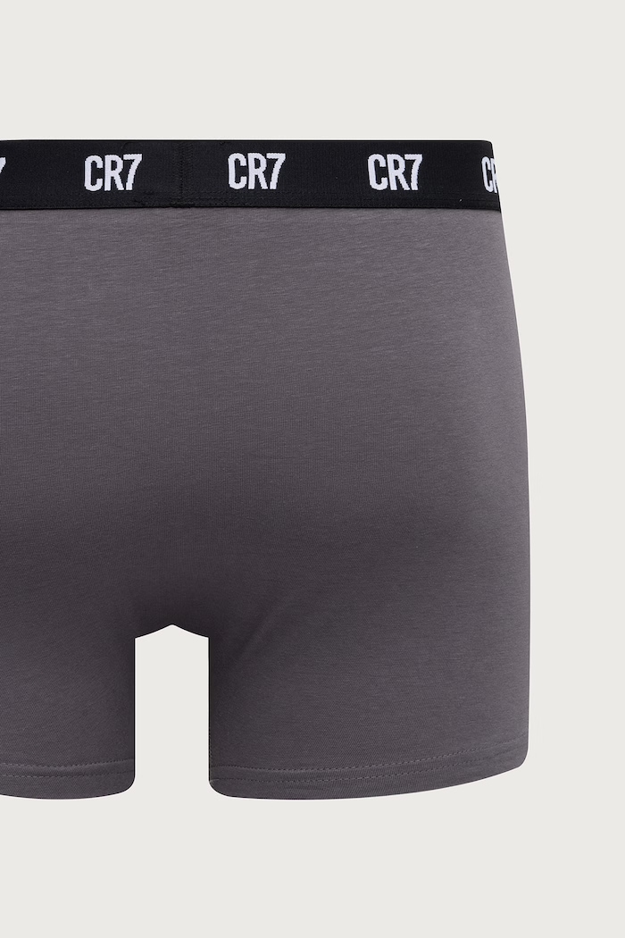 CR7 Cristiano Ronaldo Bokserki dopasowane męskie bawełniane z elastanem 7-pack 8127.4900.2832