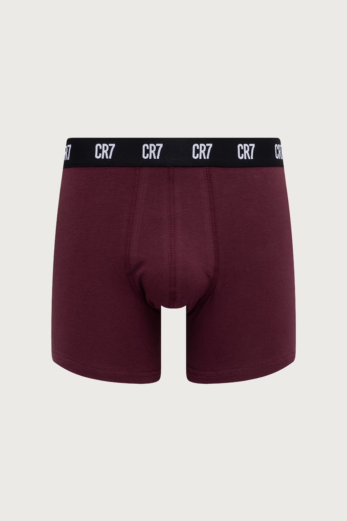 CR7 Cristiano Ronaldo Bokserki dopasowane męskie bawełniane z elastanem 7-pack 8127.4900.2832 granatowy AW26