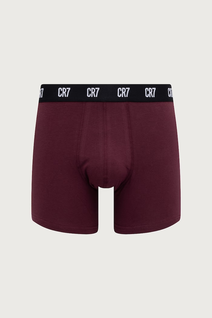CR7 Cristiano Ronaldo Bokserki dopasowane męskie bawełniane z elastanem 7-pack 8127.4900.2832 granatowy AW26